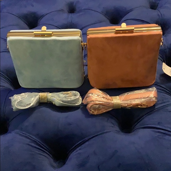 CHIC SUEDE SHOULDER/CROSSBODY PURSES “NWT” - Picture 9 of 13